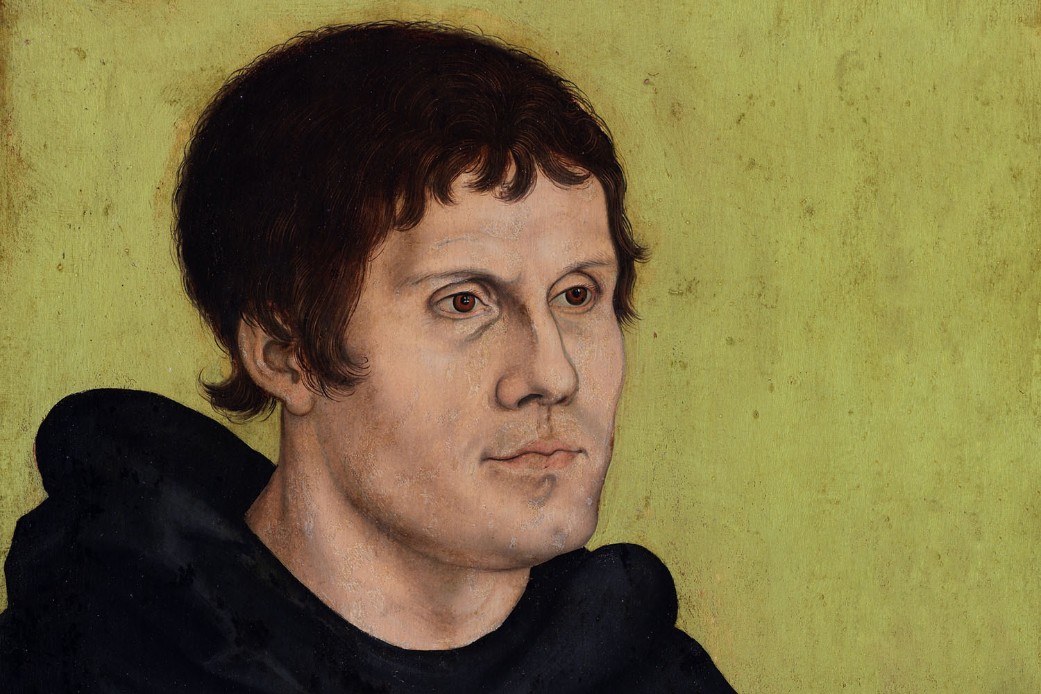 Martin Luther as an Augustinian Monk, by workshop of Lucas Cranach the Elder